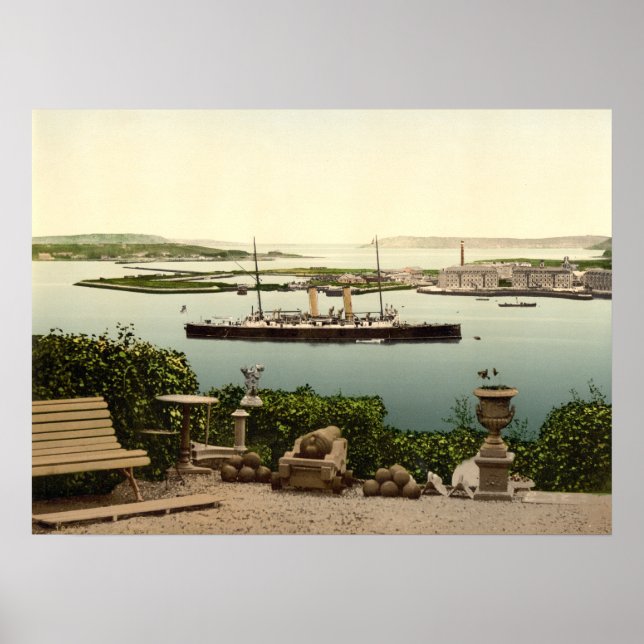 Póster Queenstown Harbour, County Cork (Frente)