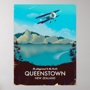 Poster Queenstown Nova Zelândia