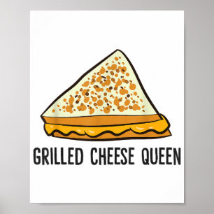 Poster Queijo grelhado Rainha Engraçada Engraçado Queijo 