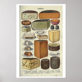 Poster Queijo Vintage