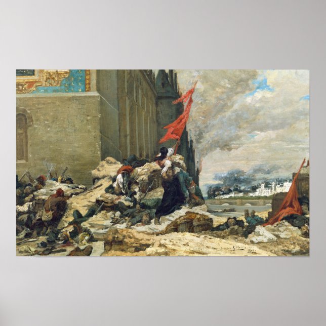 Póster Queima das Tuilarias, 1871 (Frente)