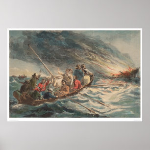 Póster Queima do clipe da Califórnia "Hornet" (2511A)