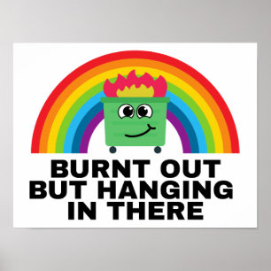 Poster Queimado mas preso lá dentro