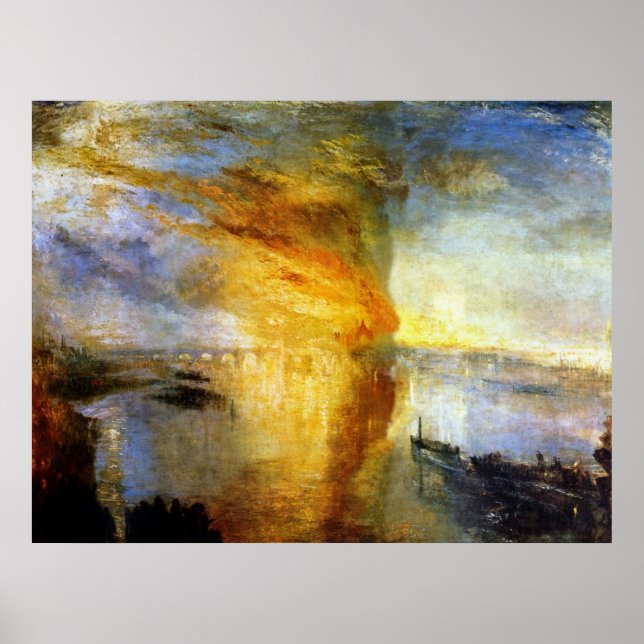 Póster Queimando Casas de Lordes e Comuns (Frente)