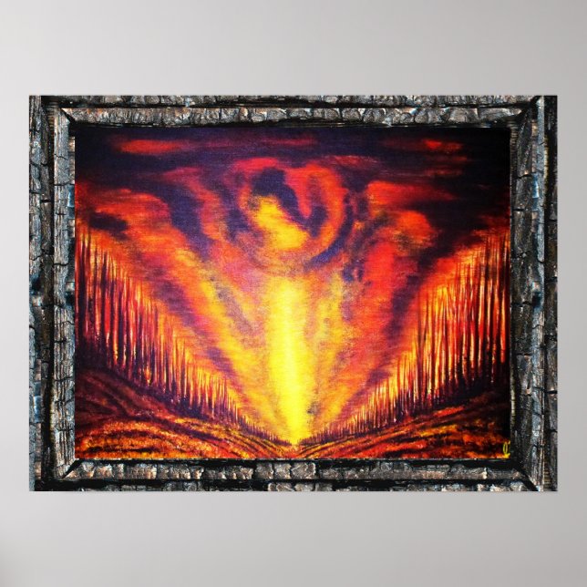 Póster Queimando Céu (Frente)