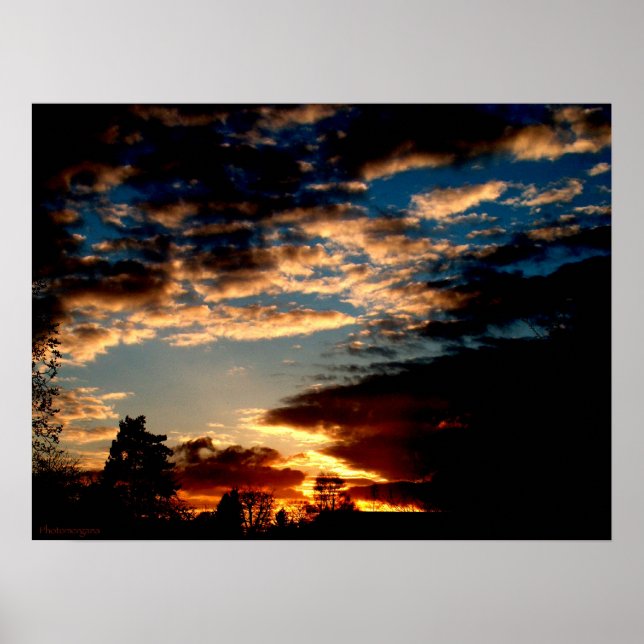 Poster Queimando Céu II (Frente)