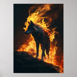Poster Queimando com o Espírito do Lobo