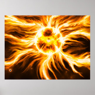 Póster Queimando de dentro