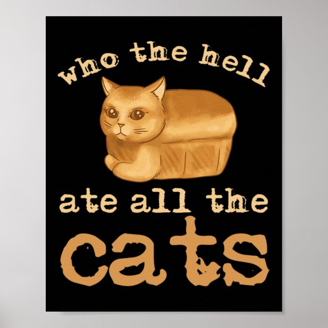 Poster Quem Diabos Comeu Todos Os Gatos (Frente)