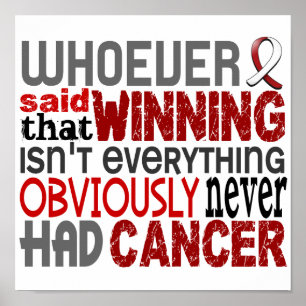 Póster Quem Disse Cancer De Cabeça E Pescoço