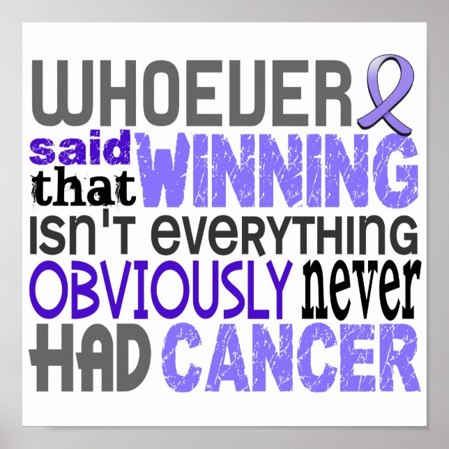 Póster Quem Disse Cancer Esofágico (Frente)