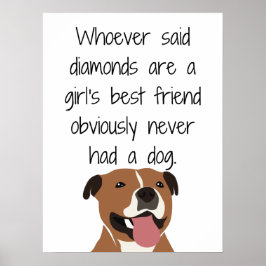 Poster Quem disse que os diamantes são as melhores amigas