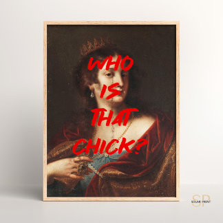 Poster Quem é aquele pintinho do Muro de Citação do Renas