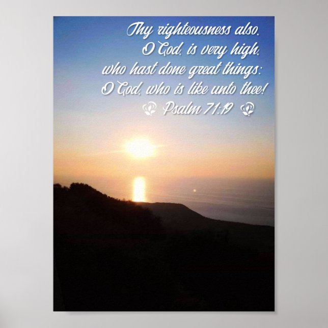 Poster Quem É Como Ti, Ó Deus (Frente)