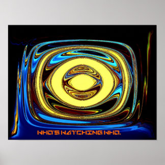 Póster Quem está assistindo Quem.