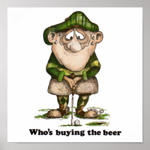 Póster Quem está comprando a cerveja