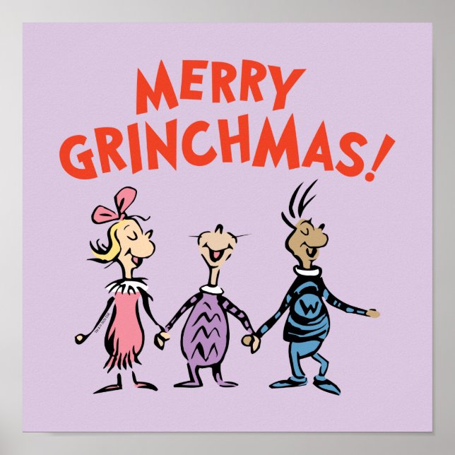 Poster Quem está de mãos dadas Merry Grinchmas (Frente)