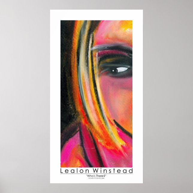 Poster Quem está lá? (Frente)