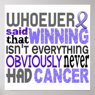 Póster Quem quer que disse o cancer esofágico