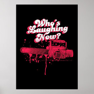 Poster Quem Rindo Agora - Morto Mau - Cunha - Cinza - Cin
