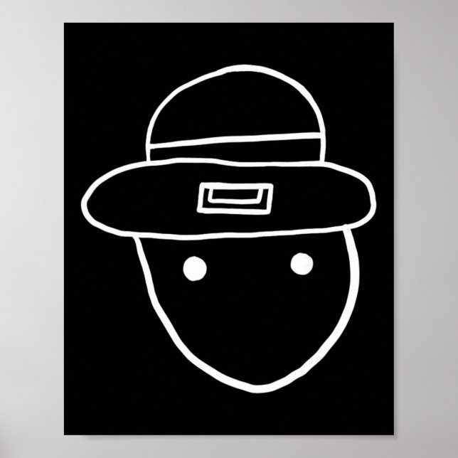 Poster Quem Viu Leprechaun Diz Sim! Mobile Divertido St.  (Frente)
