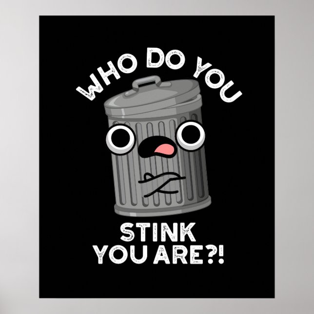 Poster Quem Você Acha Que É Engraçado Lixo Escuro BG (Frente)