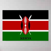 Quênia Flag, África