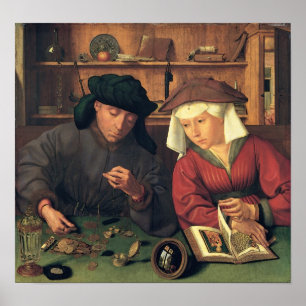 Póster Quentin Massys - The Money Lenders