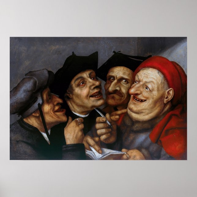 Poster Quentin Matsys - O Contrato de Compra (Frente)