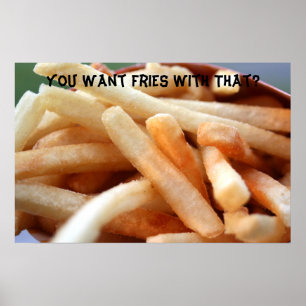Póster Quer Fries Com Isso? Pôster