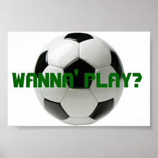 Poster Quer Jogar? Futebol