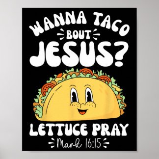 Poster Quer Taco Sobre Jesus Cinco De Mayo Mulheres Homen