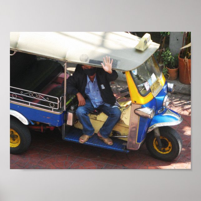 Póster Quer TUK-TUK? (Frente)