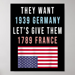 Poster Querem 19 Alemães Demos-Lhes 1789 França _1