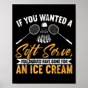 Poster Queria Um Servidor Suave Para Um Sorvete Engraçado