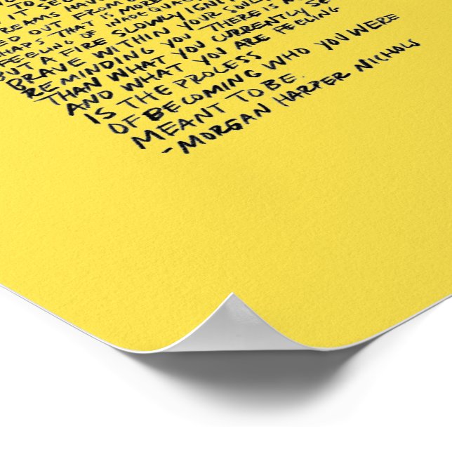 Póster querida adolescente, há um lugar para você (Borda)