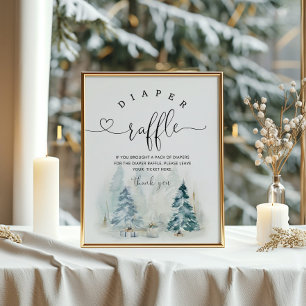 Poster Querida, está frio fora da fralda de Natal