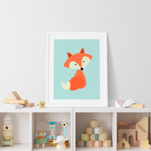 Poster Querida Raposa Vermelha Bebê