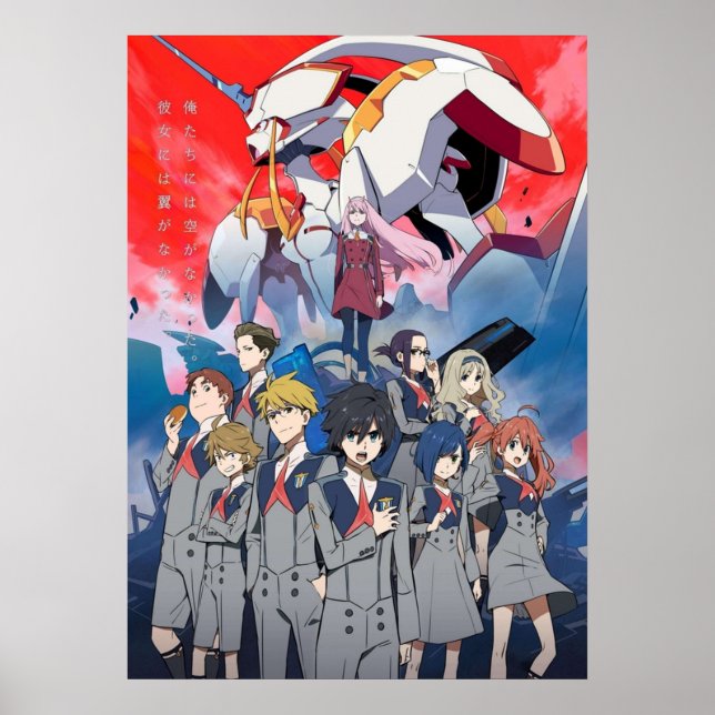 Poster Querido em Franxx (Frente)