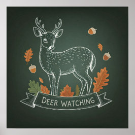 Poster Querido Observando: Abrace o Espírito de outono!