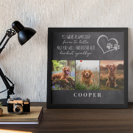 Poster Querido Olá Mais Difícil Adeus Memorial de Pet