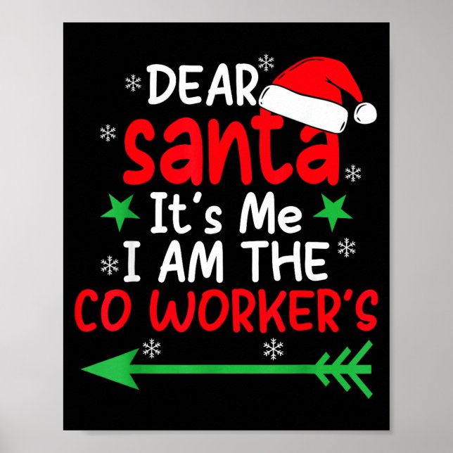 Poster Querido Papai Noel É Culpa Do Meu Colega De Trabal (Frente)