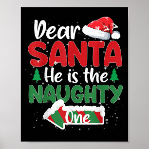 Poster Querido Papai Noel Ele É O Travesso Um Casal Combi