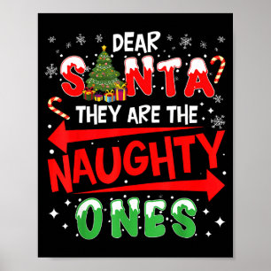 Poster Querido Papai Noel Eles São Os Travessos Homens Na