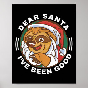 Poster Querido Papai Noel Eu Fui Bom Citar Klaus Guaxinim