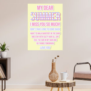 Poster Querido Verão