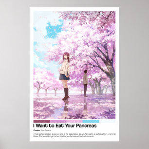 Poster Quero Comer Seu Pancrete Anime Seu Muro De Sumino