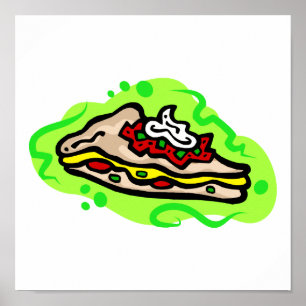 Póster Quesadilla