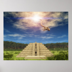 Poster Quetzalcoatl que desce 002