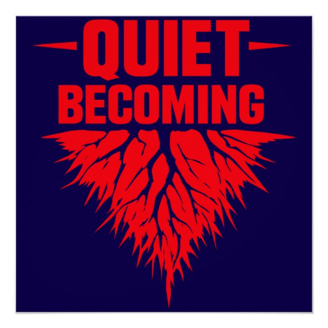 Póster Quiet Becoming (Frente)